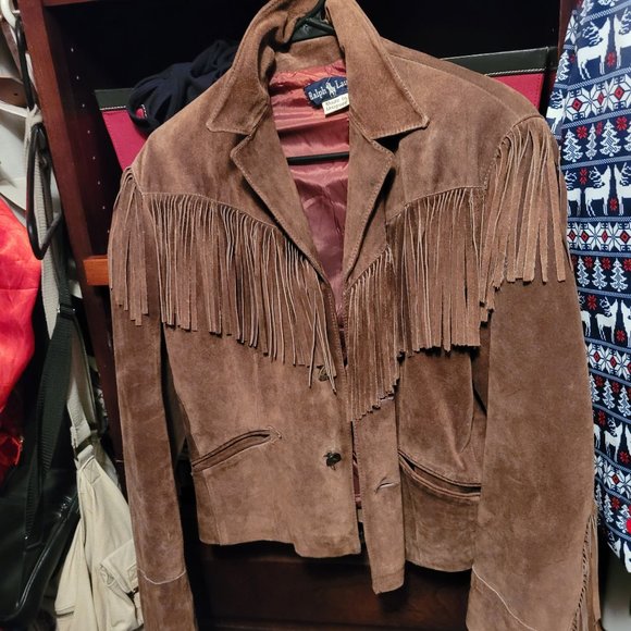 Ralph Lauren Vintage suede short jacket. - Picture 1 of 1